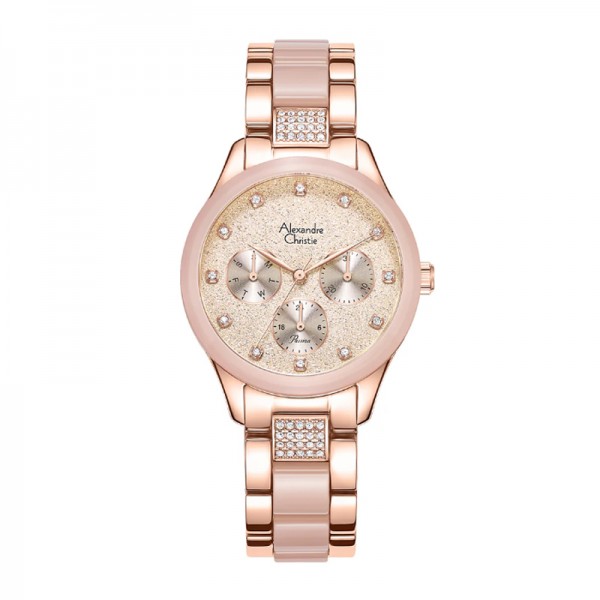 Alexandre Christie AC 2A93 Rosegold Acrylic BFBRGLNPN